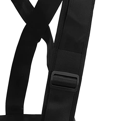 Sled Harness Tire Pulling Strap, Resistance Strength Training Shoulder Strap, Black - Padded Comfort, Durable Nylon Material, Ideal for Speed and Endurance Workouts
