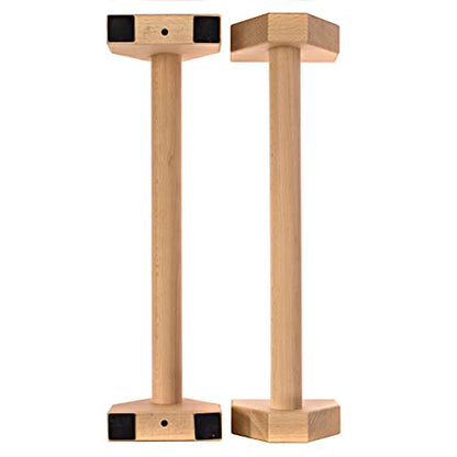 Driven | Professional Large Beech Wooden Parallettes | Calisthenics | Push Up Bars | Anti Slip Base | Gym Gear Workout Portable Crossfit