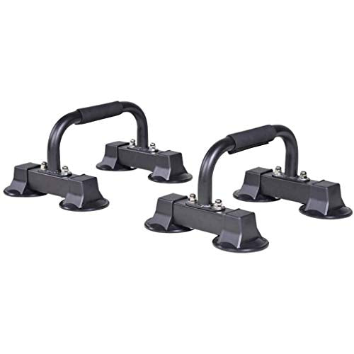 Stand with Adjustable Heights Includes Jump Rope Cushioned Foam Grip and Non-Skid Pad for Home Workout, Chest Tricep Bodyweight Training
