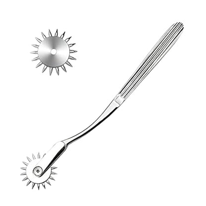 Stainless Steel Gear Roller Windmill Massage Tool for Skin Nerve Sensitivity Testing