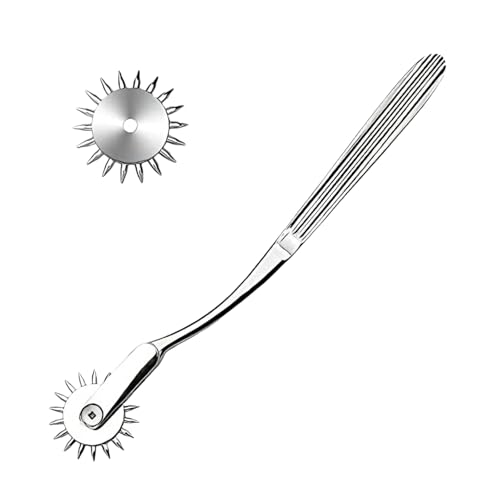 Stainless Steel Gear Roller Windmill Massage Tool for Skin Nerve Sensitivity Testing