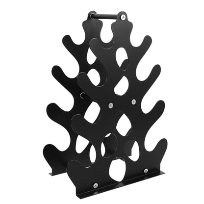 GANAZONO Dumbbell Rack Stand for Home Gym, Multi-layer Weight Storage Rack with Non-slip Base, Compact Kettlebell and Dumbbell Organizer for Strength Training Equipment