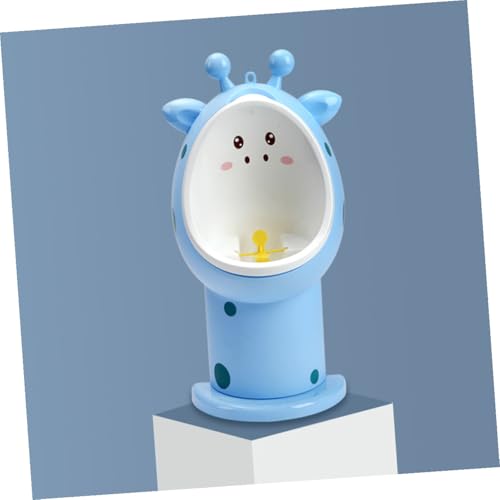 Height Boys Urinal Potty for Toilet Training Portable Cartoon Design with Suspension Hook and Splash-Proof Design Durable PP Material for Boys Training Urinal