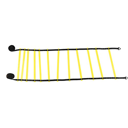 Football Training Ladder Disc Parachute Set 6m 12 Knots - Agility Equipment for Soccer Basketball Speed Training with Cones Resistance Chute