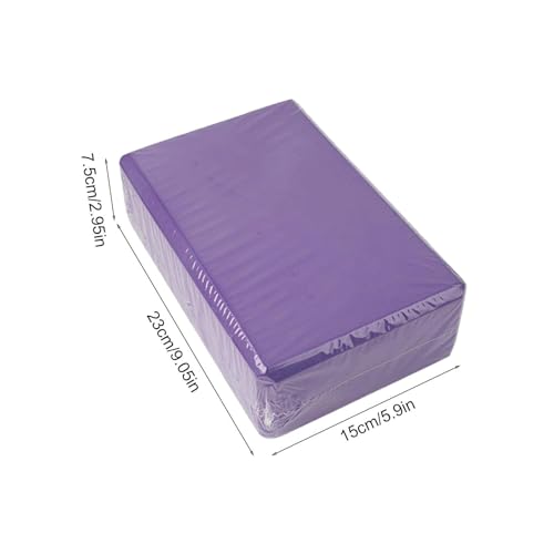 Yoga Blocks 2 Pack, High Density EVA Foam Block, Non-Slip Yoga Bricks, Gym Bricks, Fitness Exercise Blocks for Balance Training, Stretching, Pilates, Meditation, Support Deepen Poses