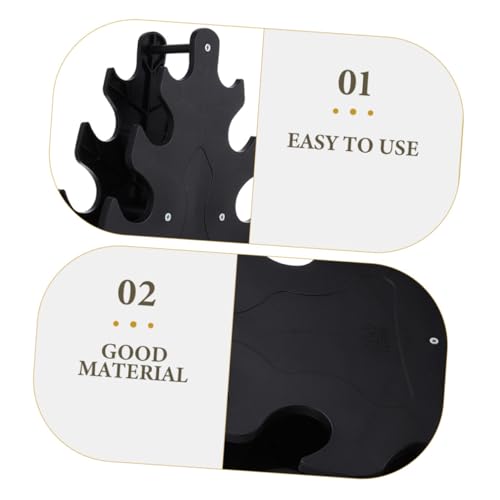 Kisangel 3pcs Dumbbell Rack for Home Gym Heavy-duty Fitness Equipment Stand for Efficient Weight Storage Compact Design for Dumbbells and Kettlebells