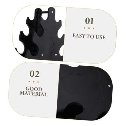 Kisangel 3pcs Dumbbell Rack for Home Gym Heavy-duty Fitness Equipment Stand for Efficient Weight Storage Compact Design for Dumbbells and Kettlebells