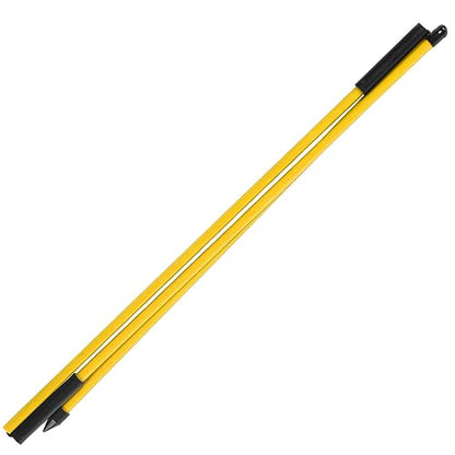 3-Fold Fiberglass Golf Alignment Sticks - 48 Inch Portable Swing Trainer Tool for Putting and Driving Accuracy