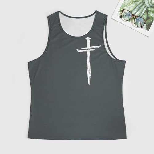 BIVENANT Skull Shirts for Men Novelty Mens Skull Tank Top Big and Tall Tank Tops Graphic Tees Shirt - color: Aiszj0103c1, size: Small