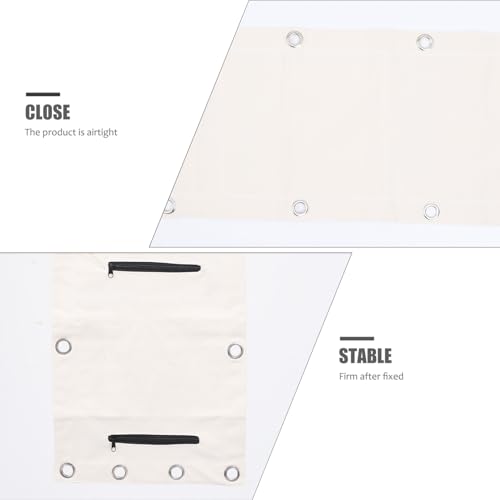 POPETPOP Triplet Boxing Sandbag Wall-Mounted Fitness Workout Sandbag 110x40cm Empty Boxing Bag for Martial Arts Training and Strength Conditioning