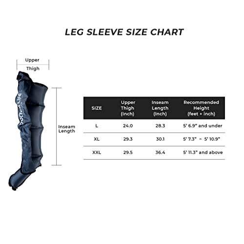 Full Body Recovery System : Sequential Air Compression Device, Foot and Leg Recovery Boots, Arm and Waist, Improved Blood Circulation and Fast Recovery (SP-2000, XL) - color: 04. White (Sp-2000 Full Body), size: 2. Legs (XL)