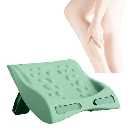ANGGREK Stretch Board, Foldable PE ABS Muscle Tension Massage Relaxation Standing Plate Fitness Pedal, with Non Slip TPR Rubber Handle, for Foot Arm Back Waist Exercise