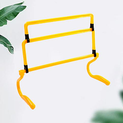 BESPORTBLE Removable Training Hurdles, Agility Ladder Speed Training Equipment, Soccer Training Agility Hurdles(Yellow) - color: Yellow