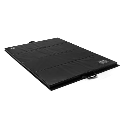 We Sell Mats Core Basic Personal Fitness & Exercise Mat - 2x6, 4x6, 4x8 - All Purpose Gym Mat for Home Workout, Yoga, Pilates, Stretches & Floor Exercises - color: Black, size: 4' x 6' x 2"
