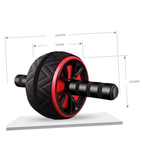 Ab Roller Wheel Core Strengthening Fitness Device for Men Women Abdominal Exercise Roller for Full-body Workout and Fat Burning Suitable for Beginners and Pros