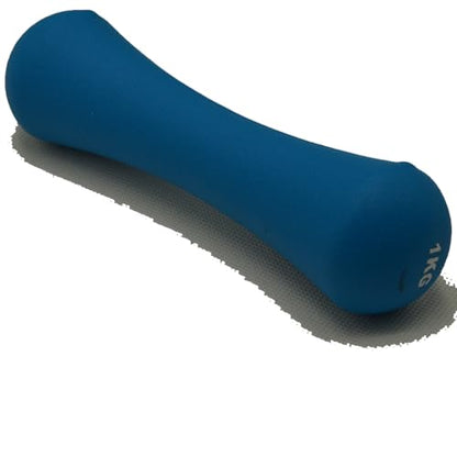 2x Weights Dumbbells Set Women - Born Shaped Neoprene Hand Weights for Women and Men - Ideal for Home Gym Fitness Weight Training Pilates 0.75kg+0.75kg 3.3 Pound Dumbbell Pairs s24a - color: Blue