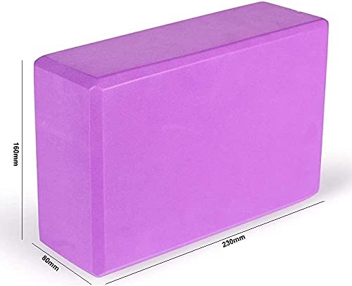 Yoga Blocks 9x6x3, 2 Pack High Density Yoga Brick Foam Blocks to Improve Strength, Flexibility and Balance, Light Weight and Non-Slip Surface, Pilates and Meditation (Gemstone Blue)