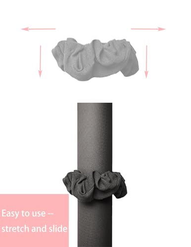 Yoga Mat Scrunchie - Holds Your Yoga Mat in Style - Durable & Elasticity Fabric - Fits All Standard Yoga Mats (mat not included) - color: Dark Gray