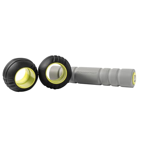 TriggerPoint Transformer Roller- Multi-Density Adjustable Massage Roller for Deep Tissue & Muscle Recovery - Relieves Tight, Sore Muscles & Kinks, Improves Mobility & Circulation - Four configurations