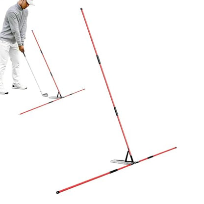 Compatible for Golf Alignment Rod Holder Practice Plate Swing Angle Posture Correction Trainer
