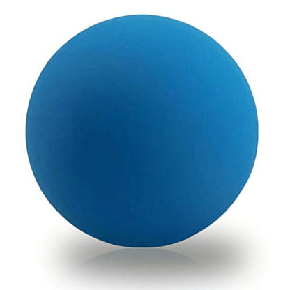 Premium Lacrosse Trigger Point Massage Balls for Myofascial Release, Plantar Fasciitis Foot Roller Therapy, Muscle Knots, Yoga Therapy, Exercise & Recovery (Blue) - color: Blue