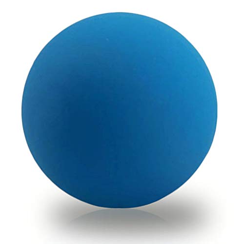 Premium Lacrosse Trigger Point Massage Balls for Myofascial Release, Plantar Fasciitis Foot Roller Therapy, Muscle Knots, Yoga Therapy, Exercise & Recovery (Blue) - color: Blue
