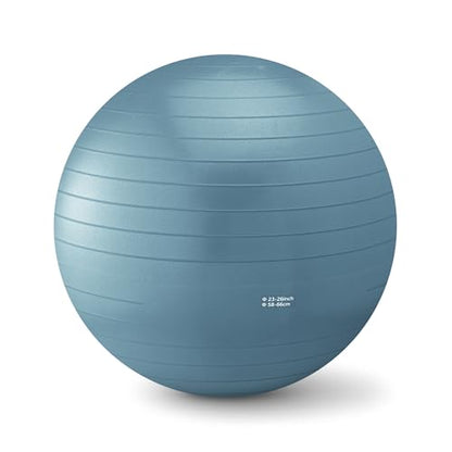 Amazon Basics Anti-Burst Exercise Ball with Pump, 23-26" Diameter