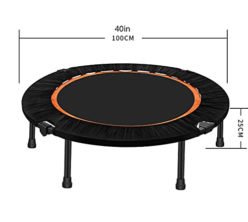 Replacement Trampoline Pad Outdoor Fitness Mute Foldable Trampoline Mini Exercise Rebounder for Adults Kids Indoor/Garden Workout Equipment,Maximum Load 200Kg