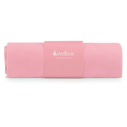 Microfiber Yoga Hand Towel – Super Soft, Quick-Dry, Non Slip Yoga Towel for Hot Pilates, Gym & Workouts (26.5" x 16", Pink)