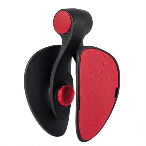 Inner Thigh Exerciser, Thigh Trainer & Pelvic Floor Exercise Devices for Women and Men, Hip Glute & Leg Toner, Non-Slip Stable Design Home Gym Equipment for Home Workout - color: 50lb Black Large