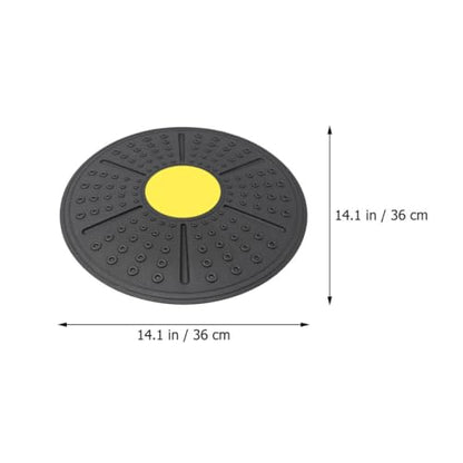 Fitness Balance Board Equilibrium Training Tool Yellow Non-slip Balance Exercise Pedal for Home Workout and Rehabilitation