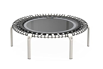 Acon FIT 44in Trampoline Round, White, Mini Fitness Rebounder