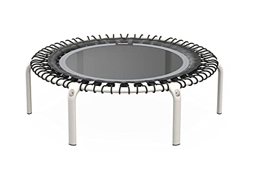 Acon FIT 44in Trampoline Round, White, Mini Fitness Rebounder