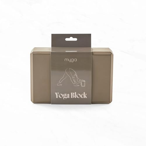 MYGA Yoga Block,Lightweight EVA Foam Yoga Brick,High Density Non-Slip Block for Yoga Poses, Pilates, Balance and Flexibility