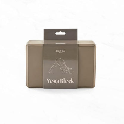 MYGA Yoga Block,Lightweight EVA Foam Yoga Brick,High Density Non-Slip Block for Yoga Poses, Pilates, Balance and Flexibility