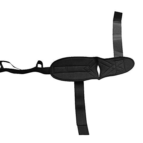 Foot Stretcher, Foot and Calf Stretcher-Stretching Strap For Plantar Fasciitis for Heel Spurs, Achilles Tendonitis & Hamstring, Yoga Foot & Leg Stretch Strap (Black)