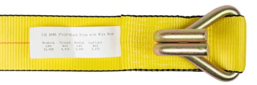 Mytee Products 3" x 30' Winch Strap with Wire Hook