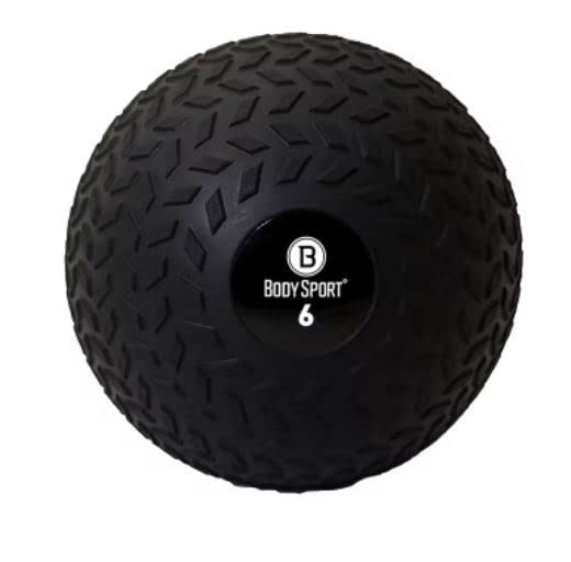 Body Sport Slam Ball with Tread Surface, Versatile, Workout Training, Strength Building, Improve Muscle Mass - size: 6.0 Pounds