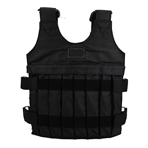 20kg Weighted Vest, Adjustable Bodybuilding Weight Vest with Removable Sandbags Fitness Training Gym Heavy Body Exercise for Weight Training Exercise