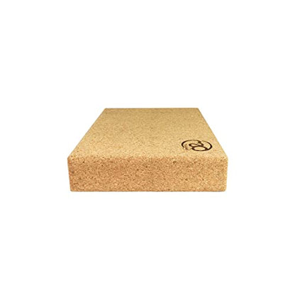 Yoga-Mad Cork Yoga Block | 30.5cm x 20.5cm x 5cm | Eco Friendly Yoga Block | Non Slip Cork Brick for Yoga, Pilates, Training and Home Workouts | Provides Support for Various Yoga Poses