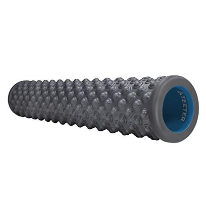 Teeter Massage Foam Roller - Textured for Deep Tissue Muscle Relief to Boost Recovery, Flexibility, Mobility - Back Pain Relief, Sports Massage, Myofascial Release
