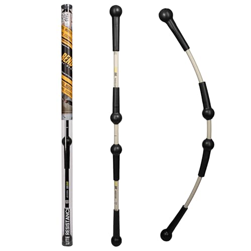 BendyBar Flexible Weighted Resistance Bar to Improve Joint Mobility, Core Strength & Balance, Adjustable Height - size: LITE