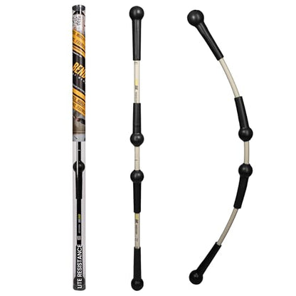 BendyBar Flexible Weighted Resistance Bar to Improve Joint Mobility, Core Strength & Balance, Adjustable Height - size: LITE