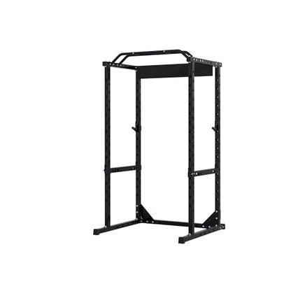 Major Factory Power Cage, 1200 lb Capacity Squat Rack for Home Gym, Multi-Functional Power Rack with Multi-grip Pull-Up Bar, Safety Bars, J-hooks