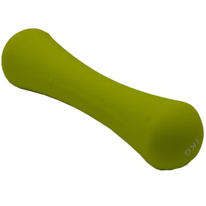 2x Weights Dumbbells Set Women - Born Shaped Neoprene Hand Weights for Women and Men - Ideal for Home Gym Fitness Weight Training Pilates 0.5kg 1.1 Pound Dumbbell Pairs s15a - color: light green