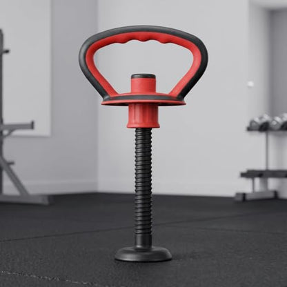 Luxshiny Adjustable Kettlebell Handle and Base Nut Set for Home Gym Fitness, Portable Weightlifting Dumbbell Grip Accessory for Strength Training and Exercise Equipment