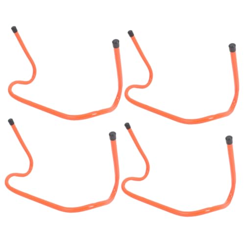 Baluue 4pcs Agility Speed Training Hurdles Plastic 15cm Lightweight Football Soccer Basketball Running Exercise Equipment for Youth Sports
