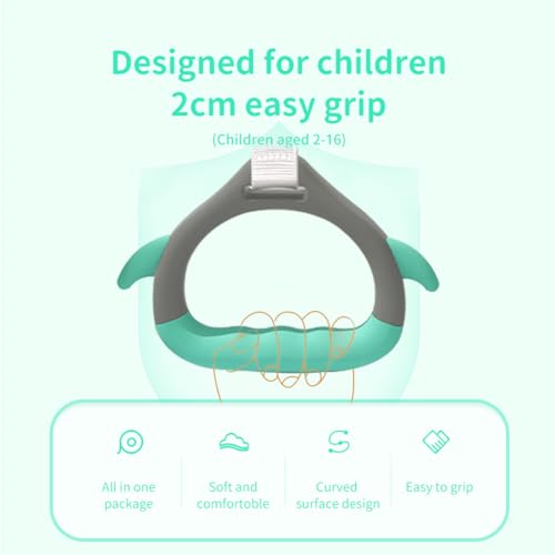 Gymnastics Rings for Kid's Home Exercise, Pull up Rings with Adjustable Straps Load Bearing 800lb, Indoor Gym Anti -Slip Surface Design Rings