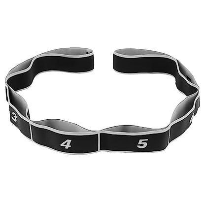 Exercise Strap Stretch Assist Strap with Numbered Loop Easy to Carry and High Elastic Stretching Strap