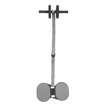 Abdominal Roller Wheel with Knee Pad, Dual Wheel Abdominal Exercise with Automatic Rebound Pull Strap, Non Slip Handles for Men Women Home Gym Core Training